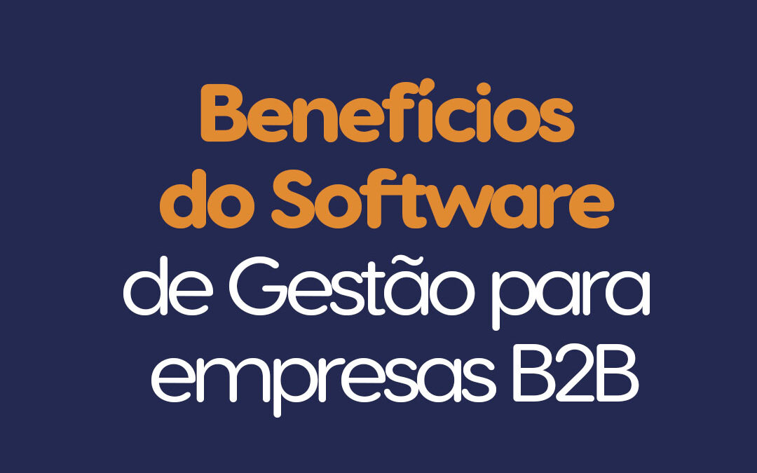 Benefícios do Software de Gestão para empresas B2B