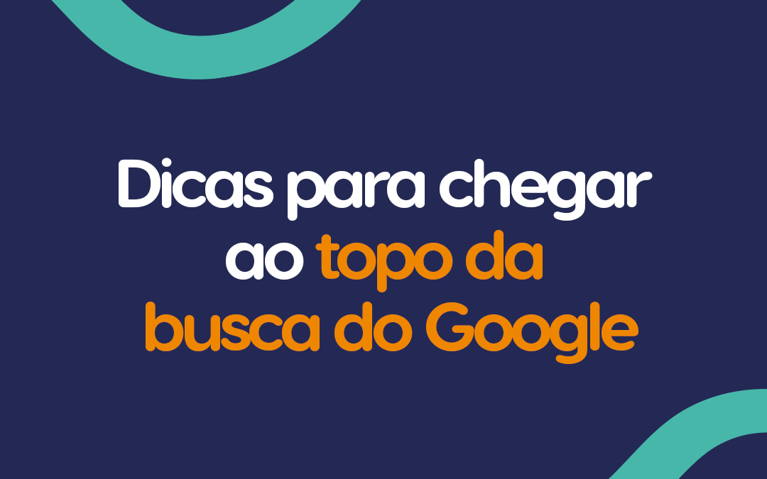 topo da busca do Google